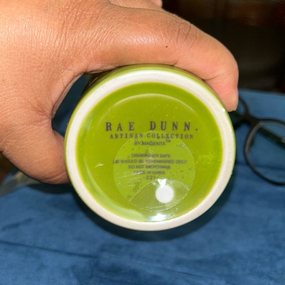 NWT Rae Dunn TRICK OR TEQUILA Tumbler. Iridescent green - Picture 5 of 7